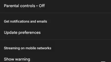 Captura de tela de Google TV 14