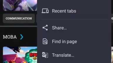 Captura de tela de Chrome Beta 5