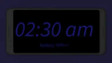 Captura de tela de Night Clock (Digital Clock) 1