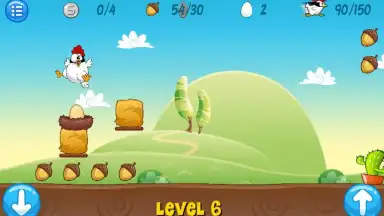 Captura de tela de Ninja Chicken 4