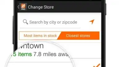 Captura de tela de Home Depot 1