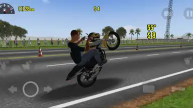 Captura de tela de Moto Wheelie 3D 7
