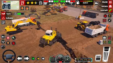 Captura de tela de JCB Game Snow Excavator Games 2