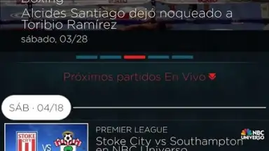 Captura de tela de Telemundo Deportes 9