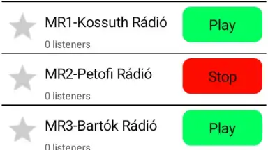 Captura de tela de Hungarian Radio Online 2