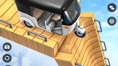 Captura de tela de Tuk Tuk Taxi Driving Games 3D 5