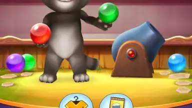 Captura de tela de Talking Tom: Bubbles 2