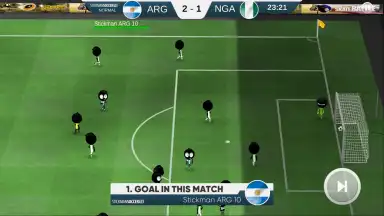 Captura de tela de Stickman Soccer 2018 7