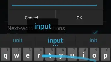 Captura de tela de Jelly Bean Keyboard 4.3 3