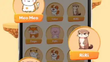 Captura de tela de Pet On Screen - Shimeji Kawaii 4