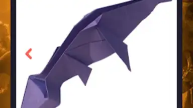 Captura de tela de Origami dinosaurs paper shapes 4
