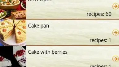 Captura de tela de Cake recipes 4