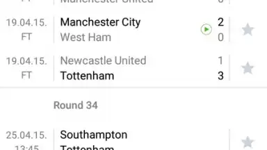 Captura de tela de SofaScore 1