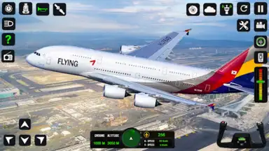 Captura de tela de Airplane Simulator Flight Game 2