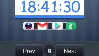 Captura de tela de Digital Clock Widget 5