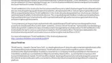 Captura de tela de ThinkFree Office Mobile Viewer 4