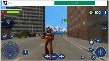 Captura de tela de Bear Rope Hero Vice Town 7