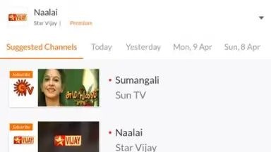 Captura de tela de YuppTV LiveTV, Live Cricket 4