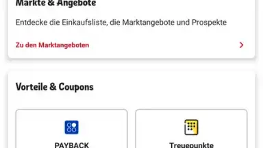 Captura de tela de REWE 1