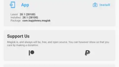Captura de tela de Magisk Manager 9