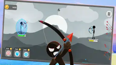 Captura de tela de Arrow battle of Stickman 3