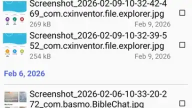 Captura de tela de Cx File Explorer 13