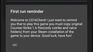 Captura de tela de CS16Client 1