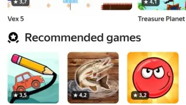 Captura de tela de Yandex Games 2