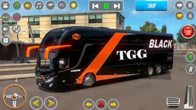 Captura de tela de Bus Driving: Real City Bus 6