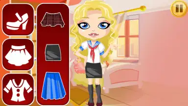 Captura de tela de School Dress Up 5