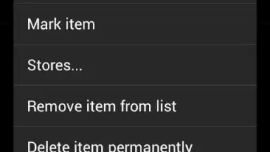 Captura de tela de OI Shopping list 5