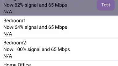 Captura de tela de WiFi Analytics 1