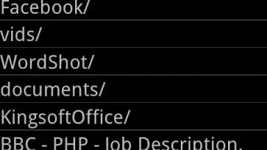 Captura de tela de Basic docx Reader 2