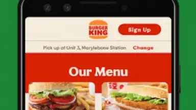 Captura de tela de Burger King App: Food & Drink 9