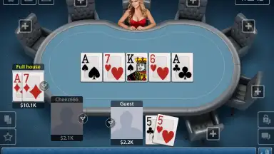 Captura de tela de Texas Hold'em Poker: Pokerist 1