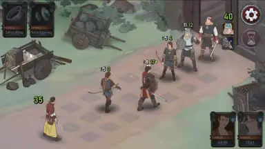 Captura de tela de Ash of Gods: Tactics 8