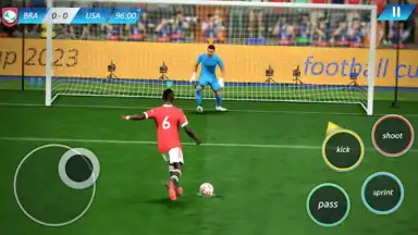 Captura de tela de Football Soccer League Game 3D 13