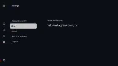Captura de tela de Instagram for TV 8