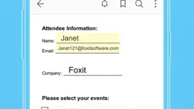 Captura de tela de Foxit PDF 1