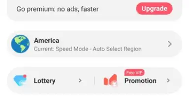 Captura de tela de LVCHA VPN 5