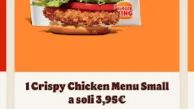 Captura de tela de Burger King Italia 6