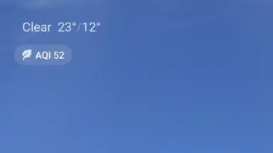 Captura de tela de Weather - By Xiaomi 1