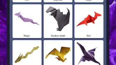 Captura de tela de Origami dragons 7