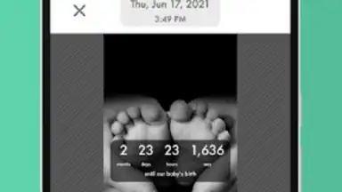 Captura de tela de Baby Countdown 10