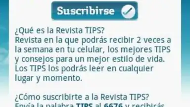Captura de tela de Tips 1