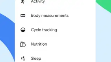 Captura de tela de Health Connect 3