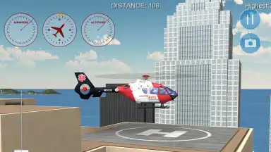 Captura de tela de Helicopter Flight Simulator 7