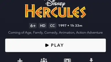 Captura de tela de Disney+ 7