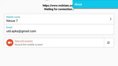 Captura de tela de Mobizen Screen Recorder 2