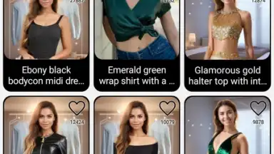 Captura de tela de AI Dress Up 13